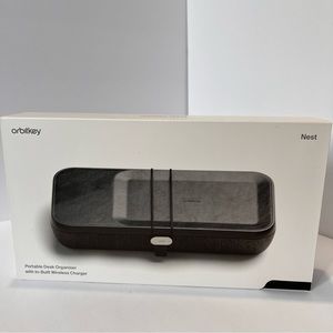 Orbitkey Nest portable desk organizer built in wireless charger